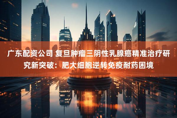 广东配资公司 复旦肿瘤三阴性乳腺癌精准治疗研究新突破：肥大细胞逆转免疫耐药困境