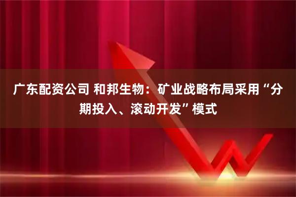 广东配资公司 和邦生物:矿业战略布局采用“分期投入、滚动开发”模式